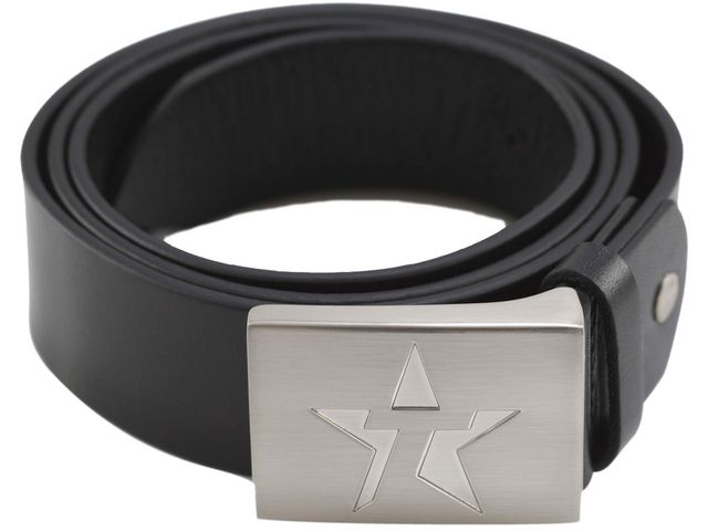 TEXSTAR Läderbälte AB03 svart One size, st