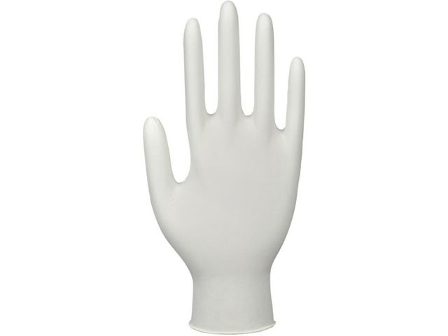 ABENA Nitrilhandske puderfri vit XS, fp om 150 st
