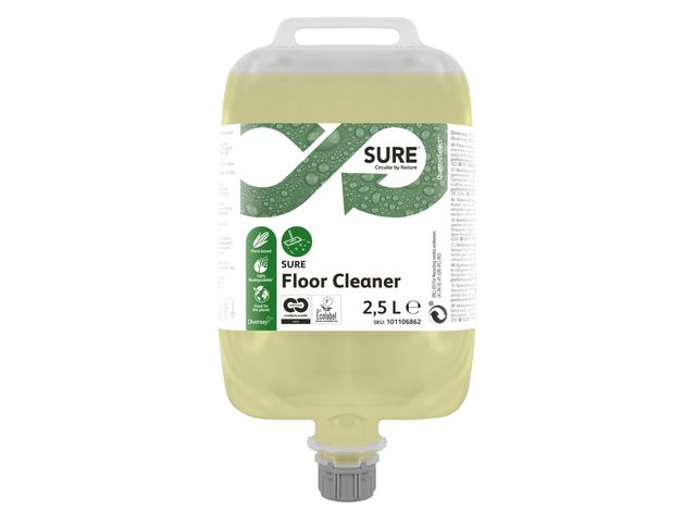 SURE Golvrent Floor Cleaner QuattroSelect 2,5L, fp om 2 st