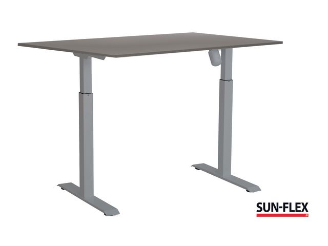SUN-FLEX® Bord I höj/sänk 120x80 grå/grå, st