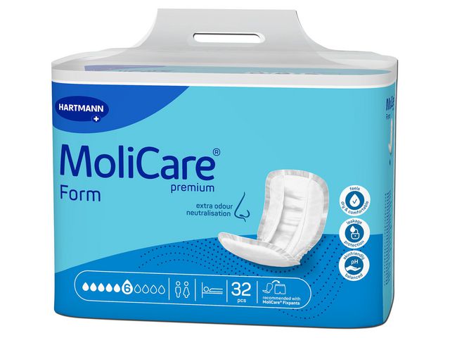 MOLICARE Inkoskydd MoliCare Premium Form 6 32/FP, fp om 32 st