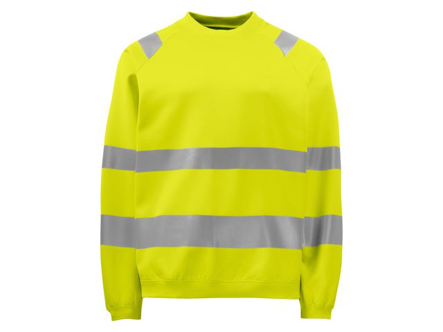 PROJOB Sweatshirt varsel 6106 gul kl3 S, st