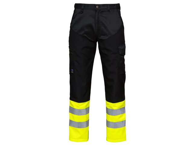 PROJOB Chaufförsbyxa 6507 sv/gul kl1 148, st
