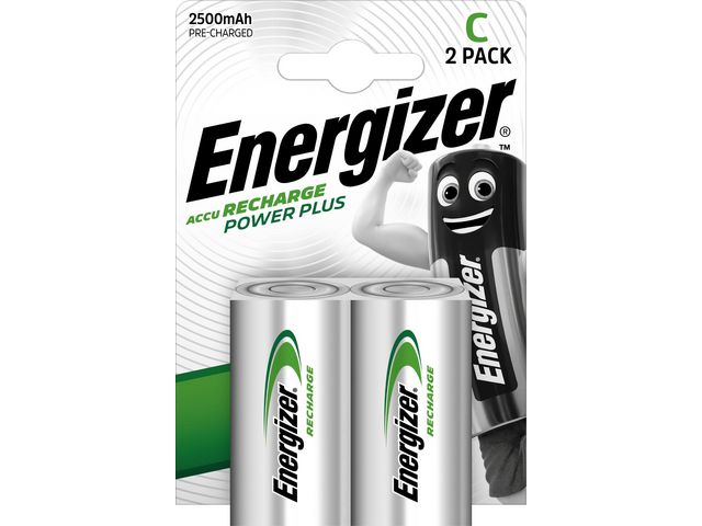 Energizer Batteri Laddbar C HR14, fp om 2 st