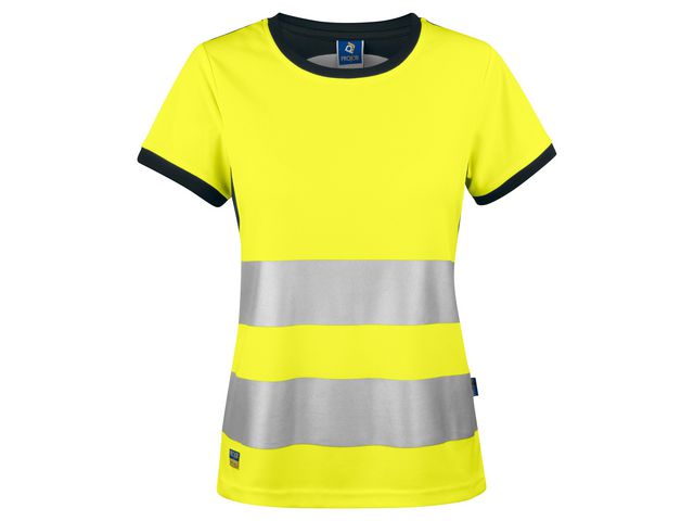 PROJOB Varselt-shirt 6012 dam kl 2/1 S, st