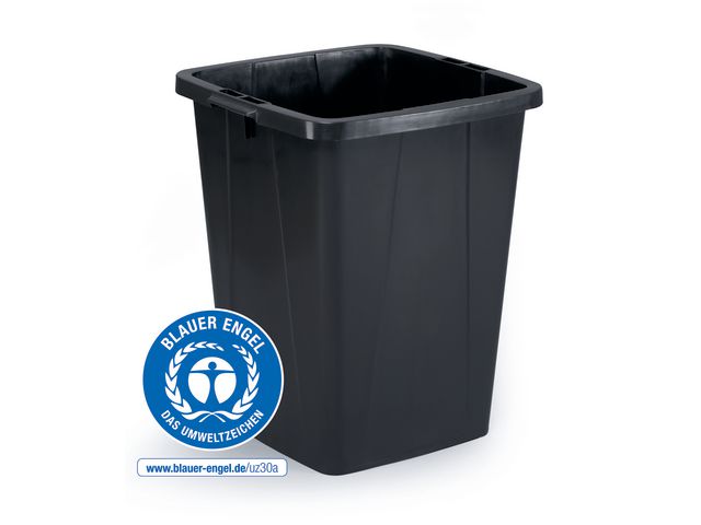 Durable Papperskorg Durabin Eco 90L svart, st