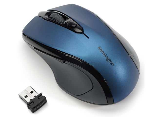 Kensington Mus Pro Fit Mid-Size blå Wireless, st