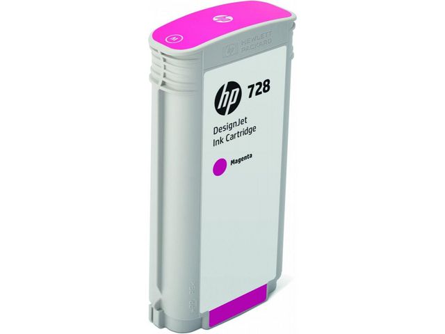 HP Bläckpatron, 728, F9J66A, magenta, singelförpackning, st