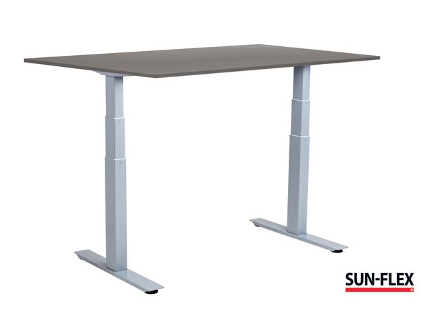 SUN-FLEX® Bord VI höj/sänk 160x80 grå/grå, st