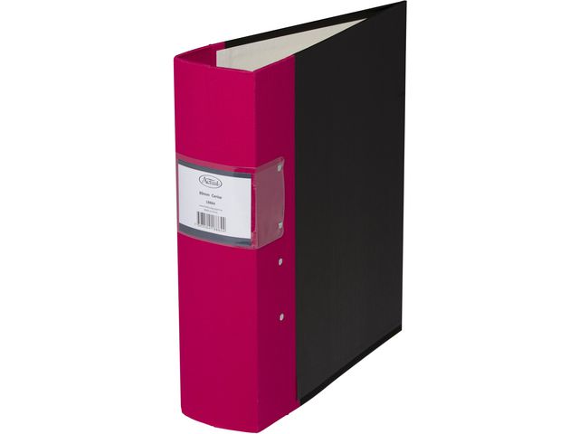 Gaffelpärm A4 80mm cerise, st