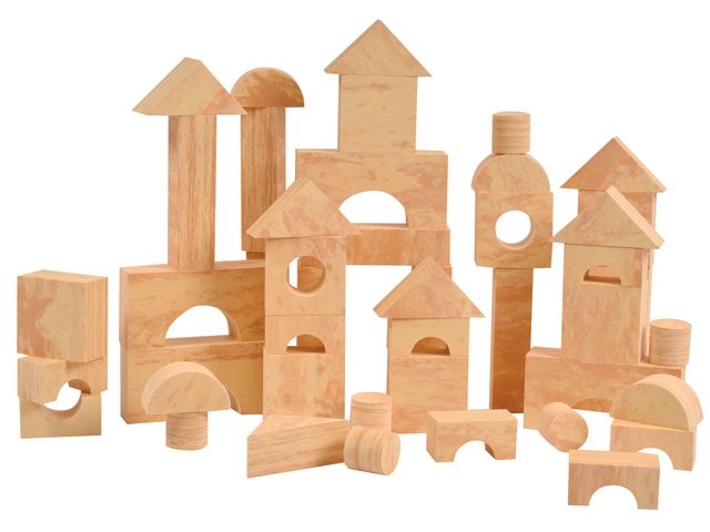 MyPauze® Mjuka byggklossar liten 56 delar, fp om 56 st