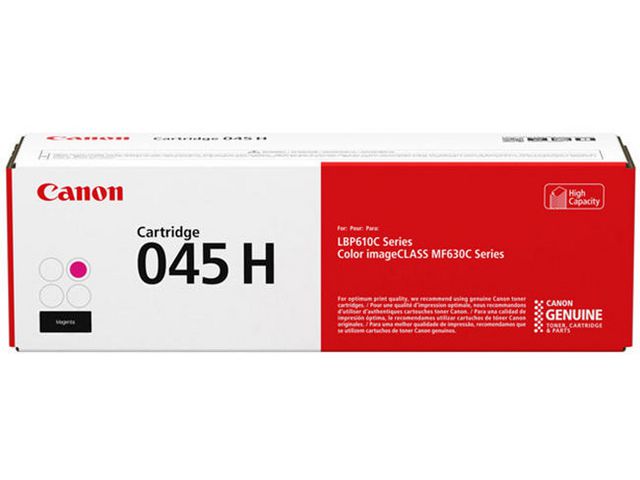 Canon Toner, 045 H, hög kapacitet, magenta, singelförpackning, 1244C002, st