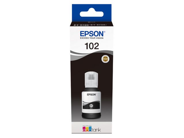 Epson Bläckpatron T102 C13T03R140 Svart, kort 1 st