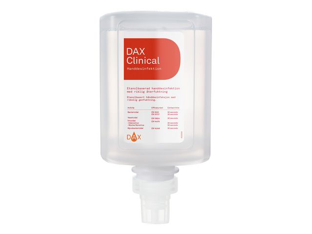 DAX Handdesinfektion Clinical refill 1L, flaska om 1 l