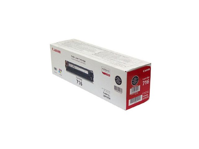 Canon Toner 716, 1980B002, svart, singelförpackning, st