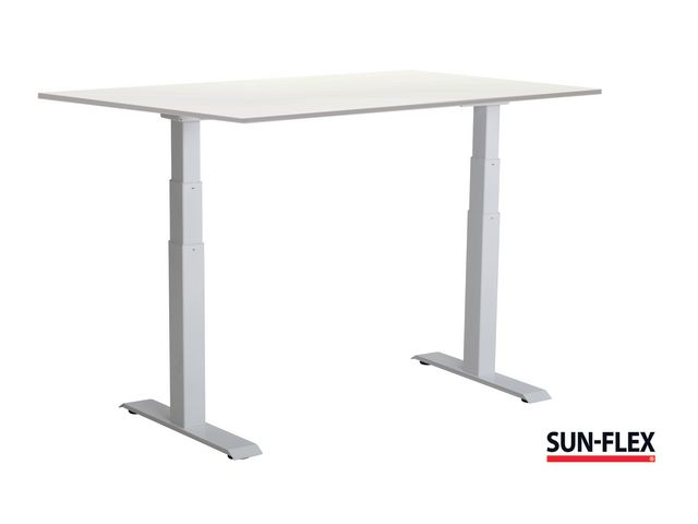 SUN-FLEX® Bord VI höj/sänk 140x80 vit/vit, st