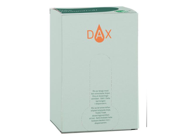 DAX Flytande krämtvål, allorund, oparfymerad, påfyllningspatron, 700ml, flaska om 700 ml
