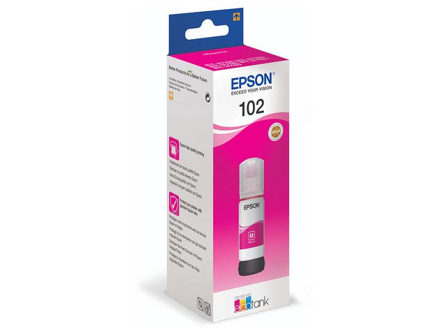 Epson Bläckpatron T102 C13T03R340 Magenta, kort 1 st
