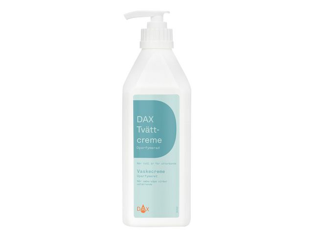 DAX Tvål Tvättcreme oparfymerad 600ml, flaska om 600 ml