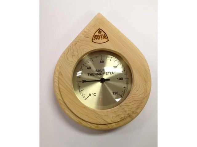 Bastutermometer Cederträ, st