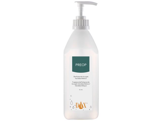 DAX Handdesinfektion PreOp 80 600ml, flaska om 600 ml