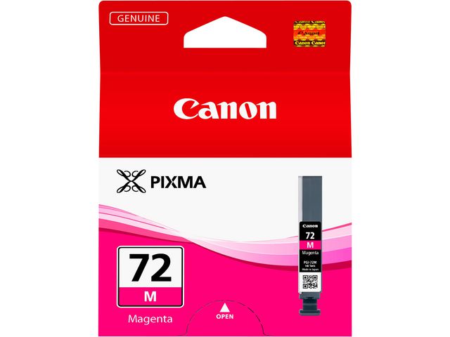 Canon Bläckpatron, 72M, magenta, singelförpackning, 6405B001, st