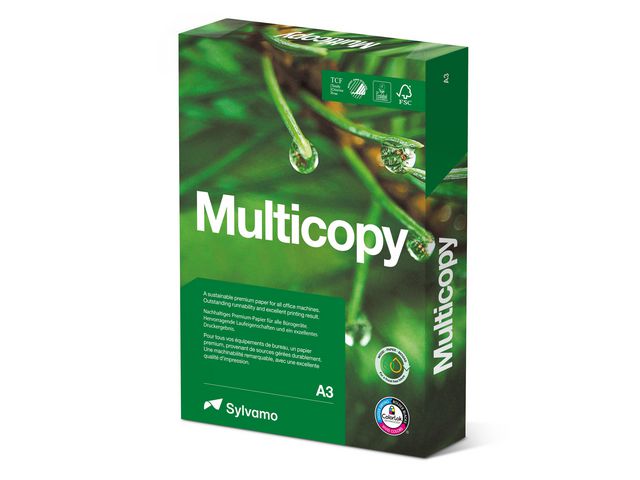 Multicopy Kopieringspapper A3 115g ohålat, bunt om 400 blad