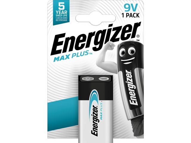 Energizer Batteri Max Plus E 9V, st