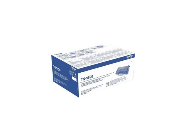 Brother Toner TN3520 Svart, st