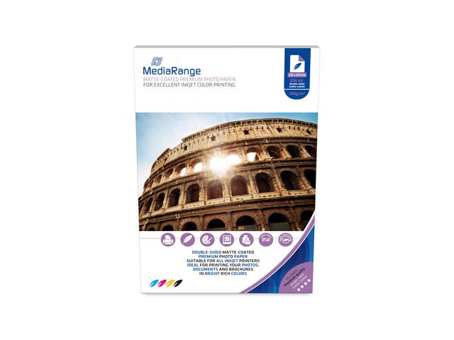 MediaRange Fotopapper A4 matt, fp om 50 blad