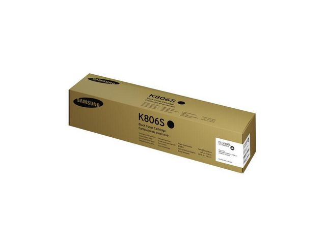 Samsung Tonerkassett, CLT-K806S, SS593A, svart, singelförpackning, hög kapacitet, st