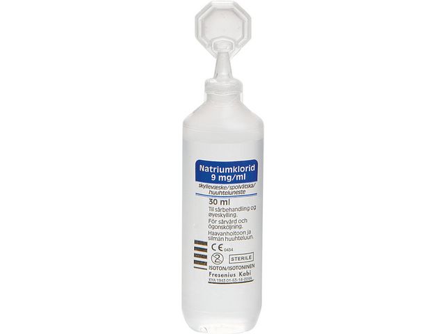 Spolvätska Natriumklorid 30ml, fp om 20 st