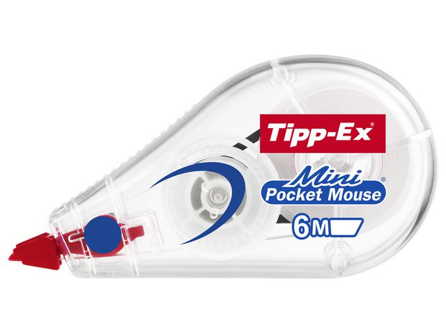 Tipp-Ex Mini Pocket Mouse Correction Roller, 5 mm x 6 m, st