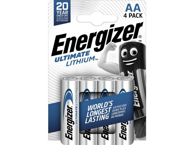 Energizer Batteri Ultimate AA, fp om 4 st