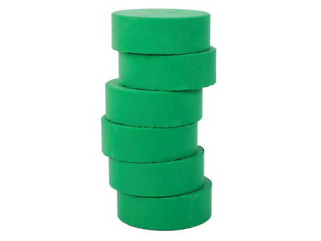 PLAYBOX Färgpuckar 57mm, mörkgrön 6/fp, fp om 6 st