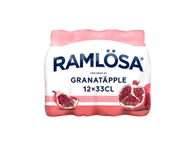 RAMLÖSA® Dricka Granatäpple 12x33cl PET, fp om 12 burkar