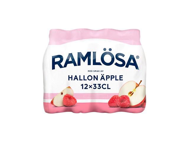 RAMLÖSA® Dricka Hallon Äpple 12x33cl PET, fp om 12 burkar