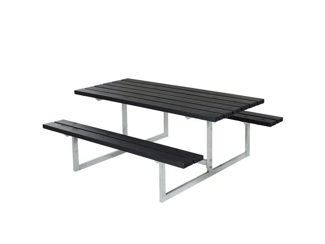 Bänkset Basic svart 177cm, st