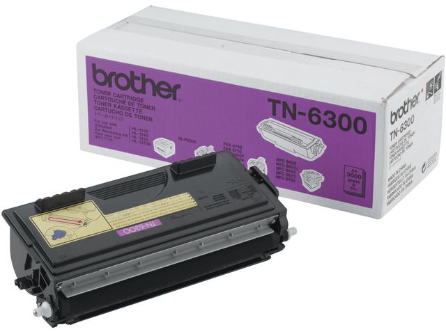 Brother Toner, TN-6300, svart, singelförpackning, st