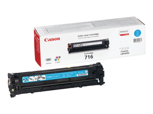 Canon Toner 716, 1979B002, cyan, singelförpackning, st