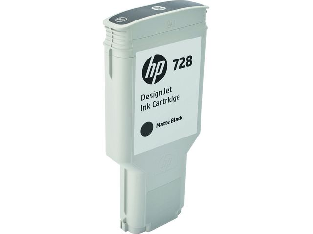 HP Bläckpatron, F9J68A, 728, matt svart, st