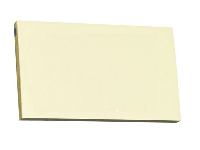 Notes Standard 76x127mm gul 100bl, block om 100 blad