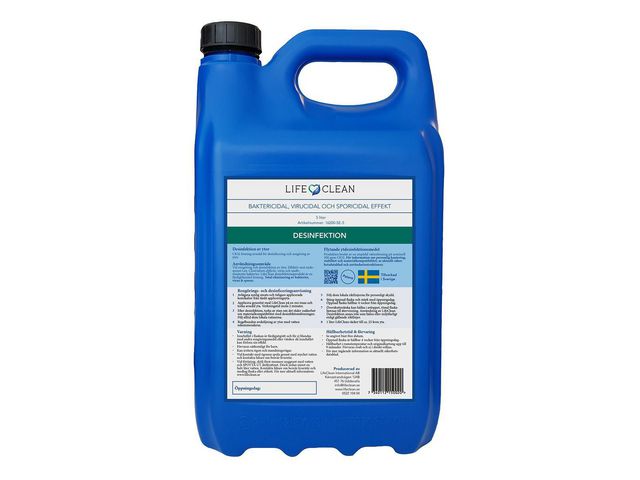 LIFECLEAN Ytdesinfektion 5L, flaska om 5 l