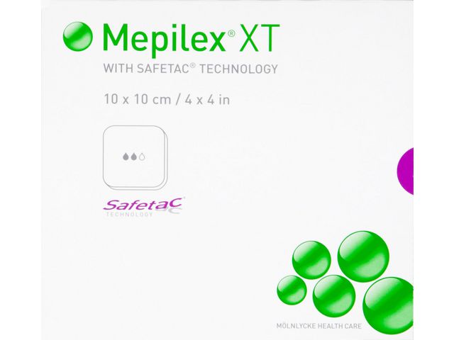 MEPILEX XT 10x10cm, fp om 5 st