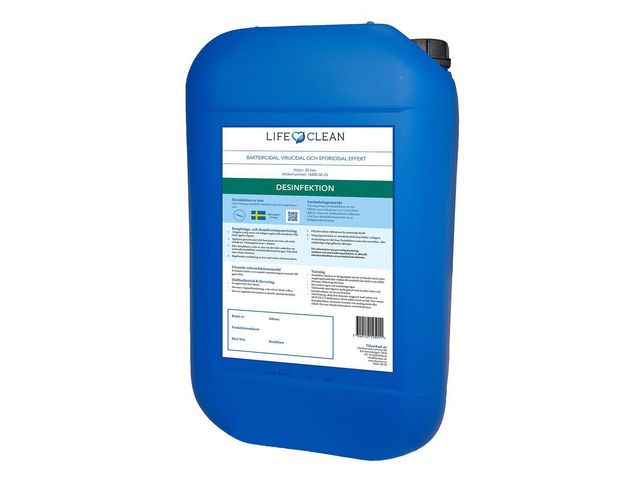 LIFECLEAN Ytdesinfektion 25L, flaska om 25 l