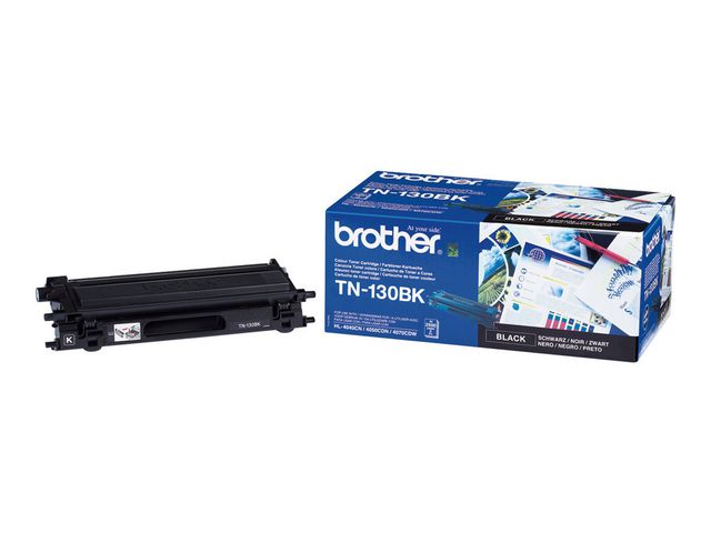 Brother Toner TN-130 BK, TN-130BK, svart, singelförpackning, st