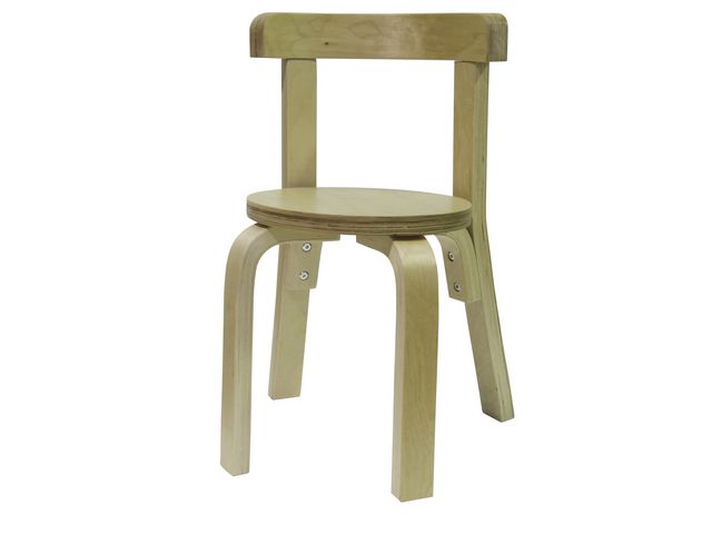 Stol ROBIN, sitthöjd 30cm, björk, fp om 2 st
