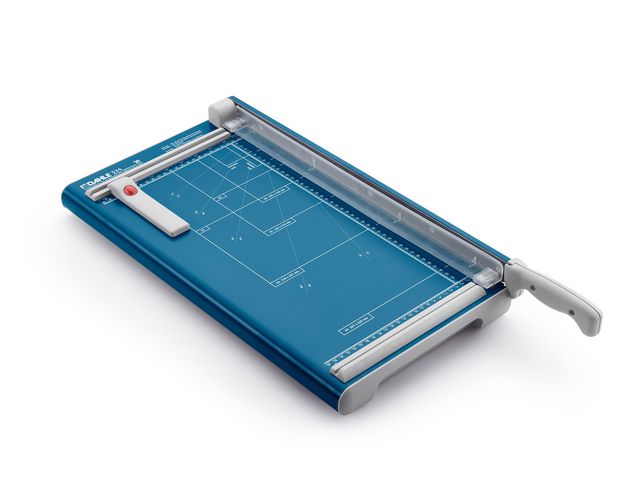 Dahle Kontorsgiljotin, 460 mm, papper, blå, st