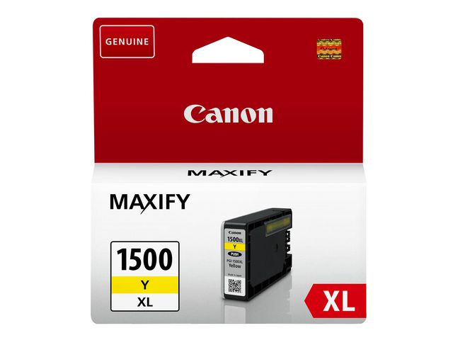 Canon Bläckpatron PGI-1500XL Y, gul, st