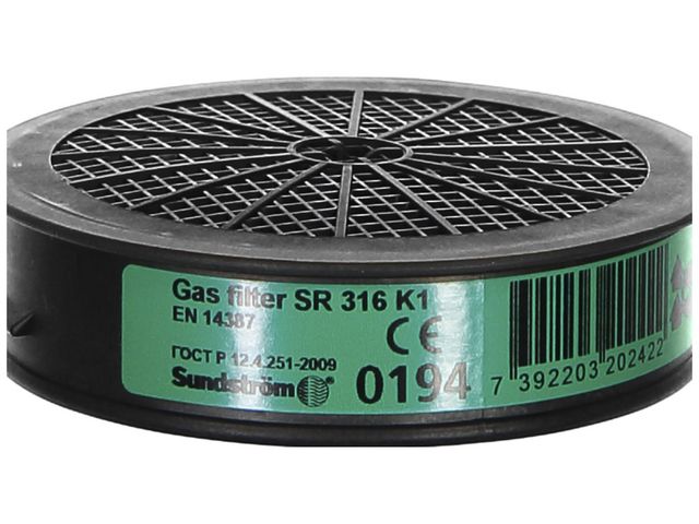 Sundström Gasfilter SR 316 K1, st